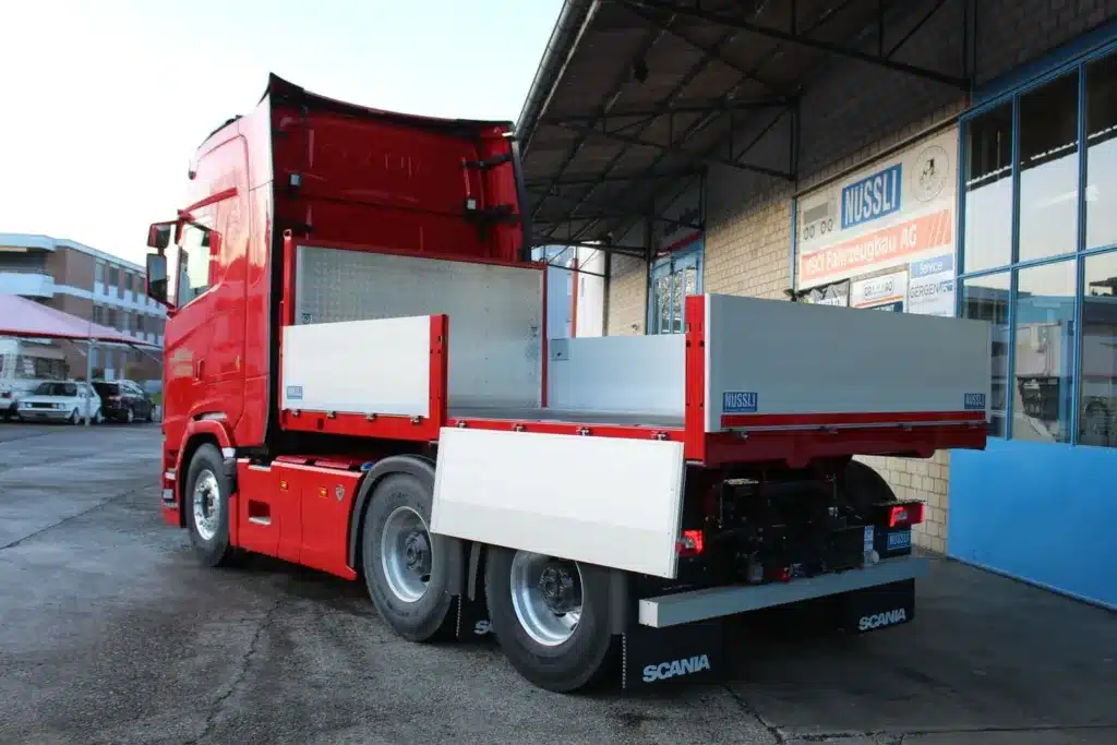 Nüssli Fahrzeugbau AG, Ballastbrücke, Zugmaschine LKW
