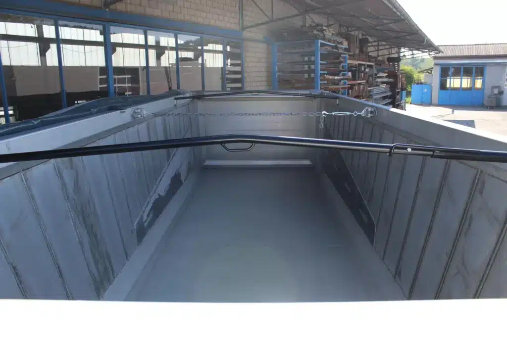 Nüssli Fahrzeugbau AG, Wielton Kippauflieger als Aluminium Kastenmulde, Fahrzeugbau Schweiz, Nutzfahrzeuge Schweiz