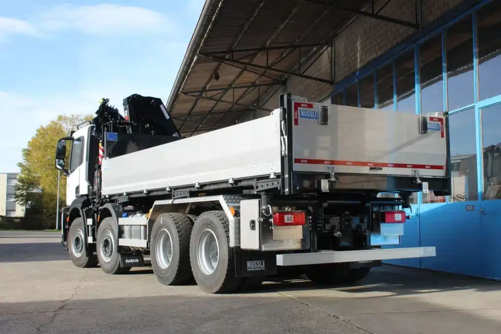 3-Seitenkipper, Nüssli Fahrzeugbau AG, Fahrzeugbau Schweiz, LKW Kipper Schweiz