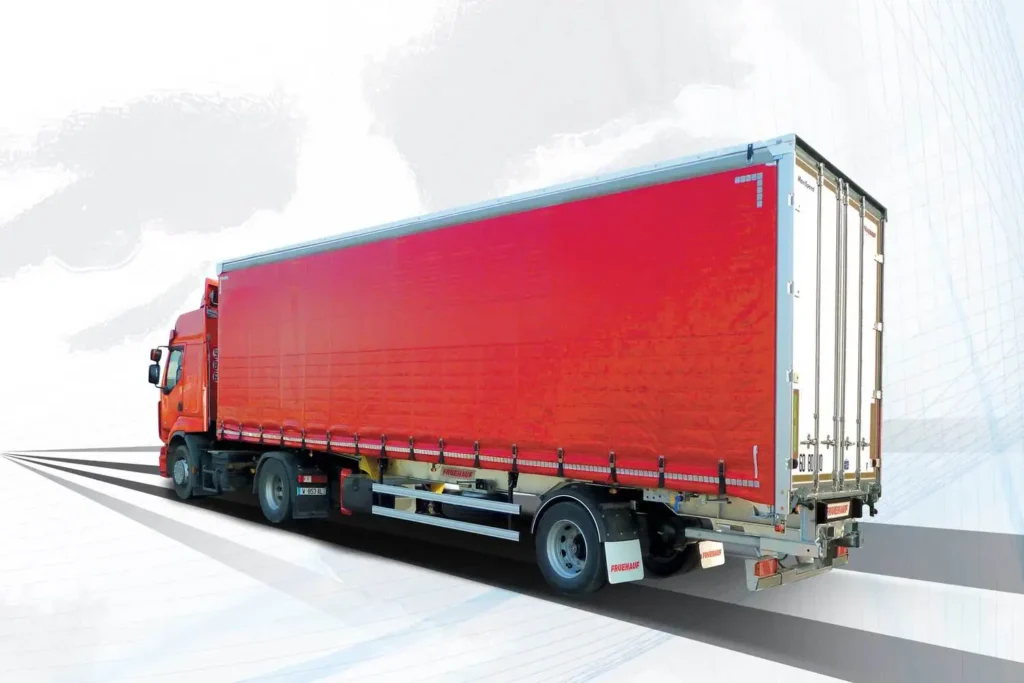 Fruehauf Schweiz, Nüssli Fahrzeugbau AG, Cityliner, Curtainsider, Kofferauflieger, Auflieger, Hebebühne