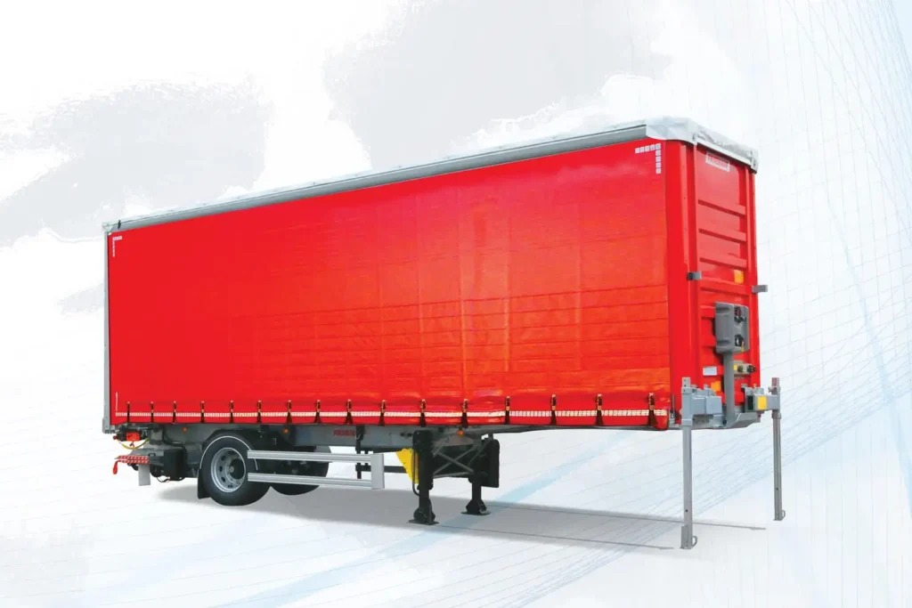 Fruehauf Schweiz, Nüssli Fahrzeugbau AG, Cityliner, Curtainsider, Kofferauflieger, Auflieger, Hebebühne