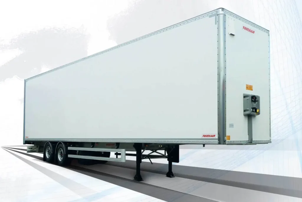 Fruehauf Schweiz, Nüssli Fahrzeugbau AG, Cityliner, Curtainsider, Kofferauflieger, Auflieger, Hebebühne