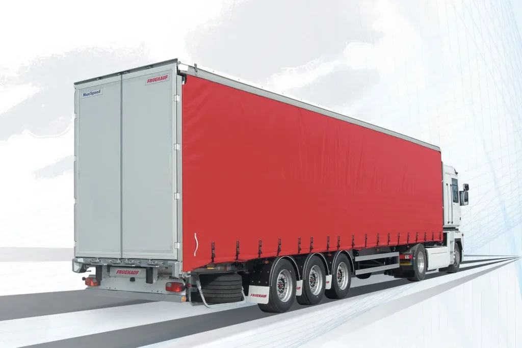 Fruehauf Schweiz, Nüssli Fahrzeugbau AG, Cityliner, Curtainsider, Kofferauflieger, Auflieger, Hebebühne