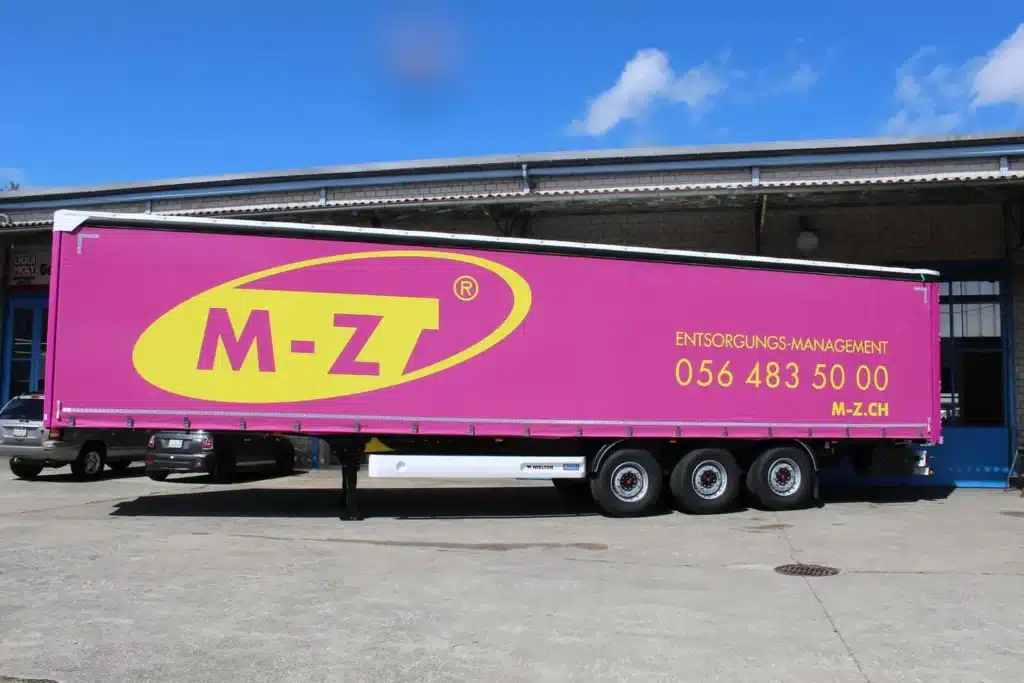 Wielton Curtainsider, Wielton Schweiz, Auflieger, Anhänger, Nüssli Fahrzeugbau AG