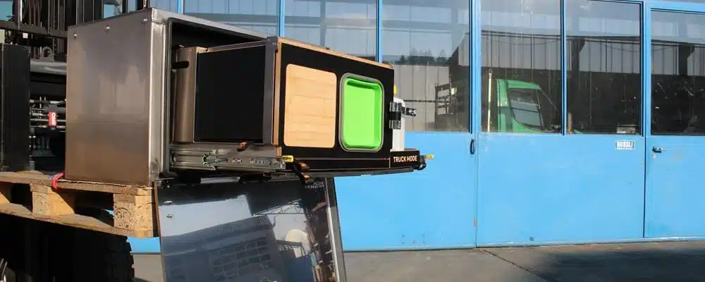 Mobile Küche für Camper, Expeditionsfahrzeug, LKW, Auflieger, Indoor und Outdoor