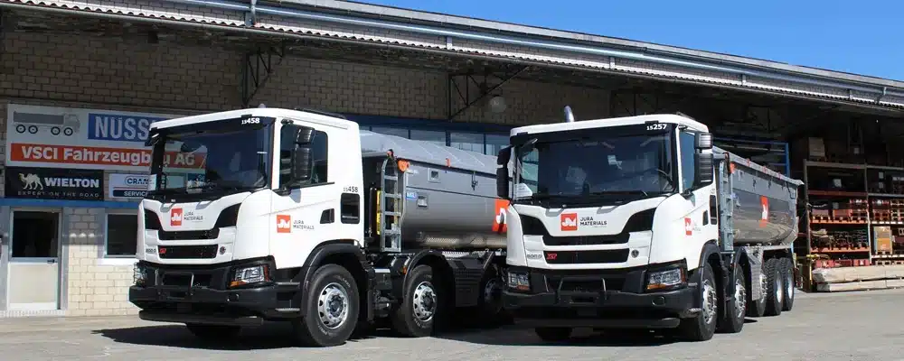 Isolierter 5-Achs Rückwärtskipper, Fahrzeugbau Schweiz